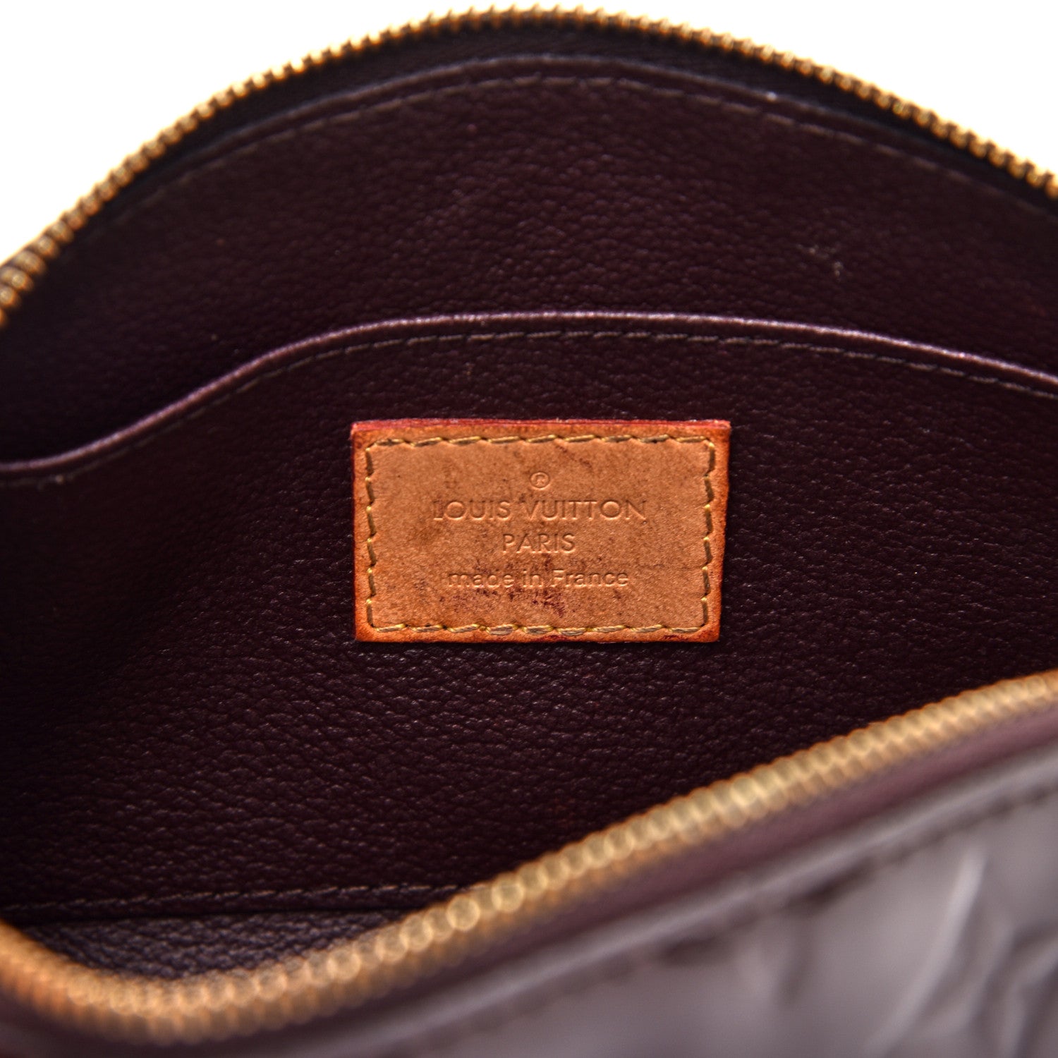 Louis Vuitton Vernis Cosmetic Pouch Amarante 8 of 8