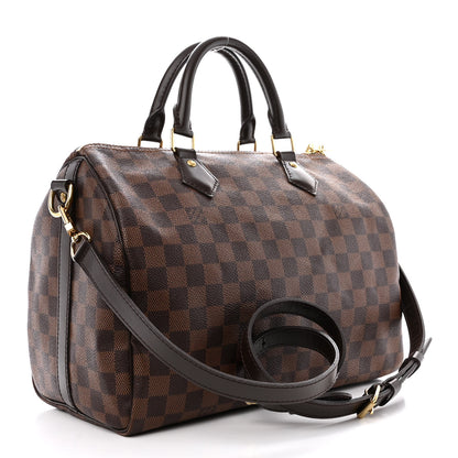 Louis Vuitton Damier Ebene Speedy Bandouliere 30 3 of 11
