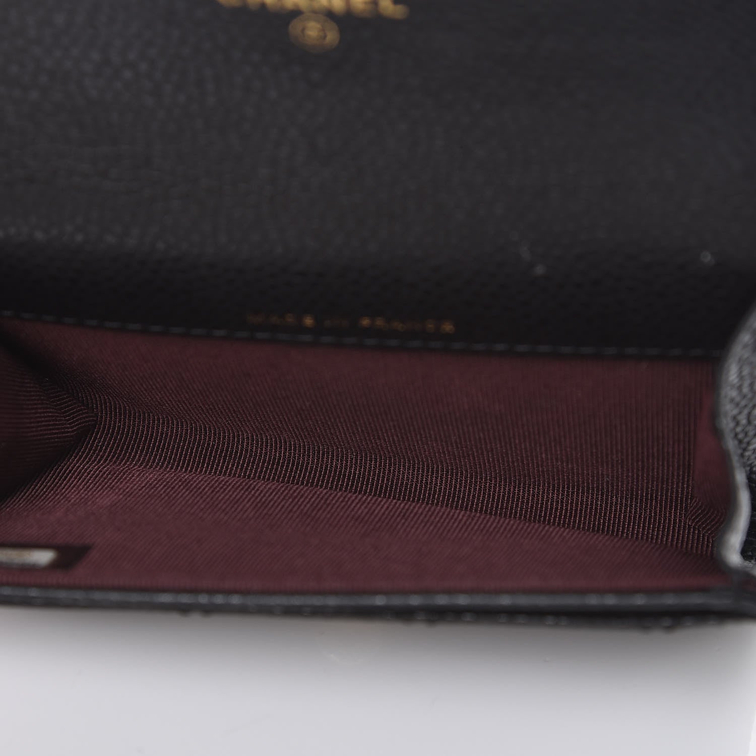 Chanel Caviar Quilted Flap Card Holder Black 5 of 7