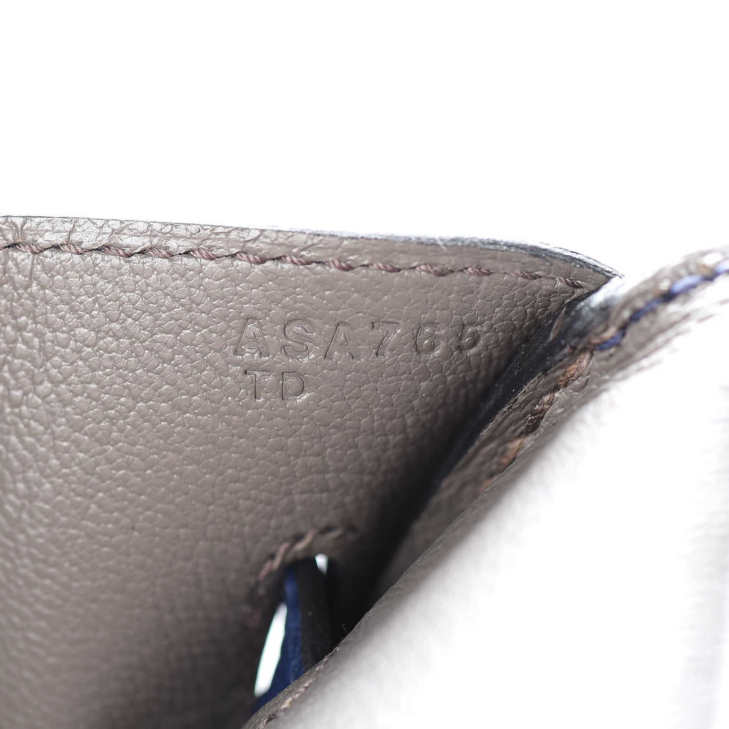 Epsom Horseshoe Birkin 35 Bleu Saphir Etain