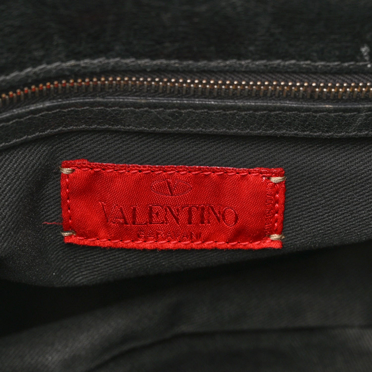 Valentino Garavani Calfskin Large Histoire Black 6 of 11