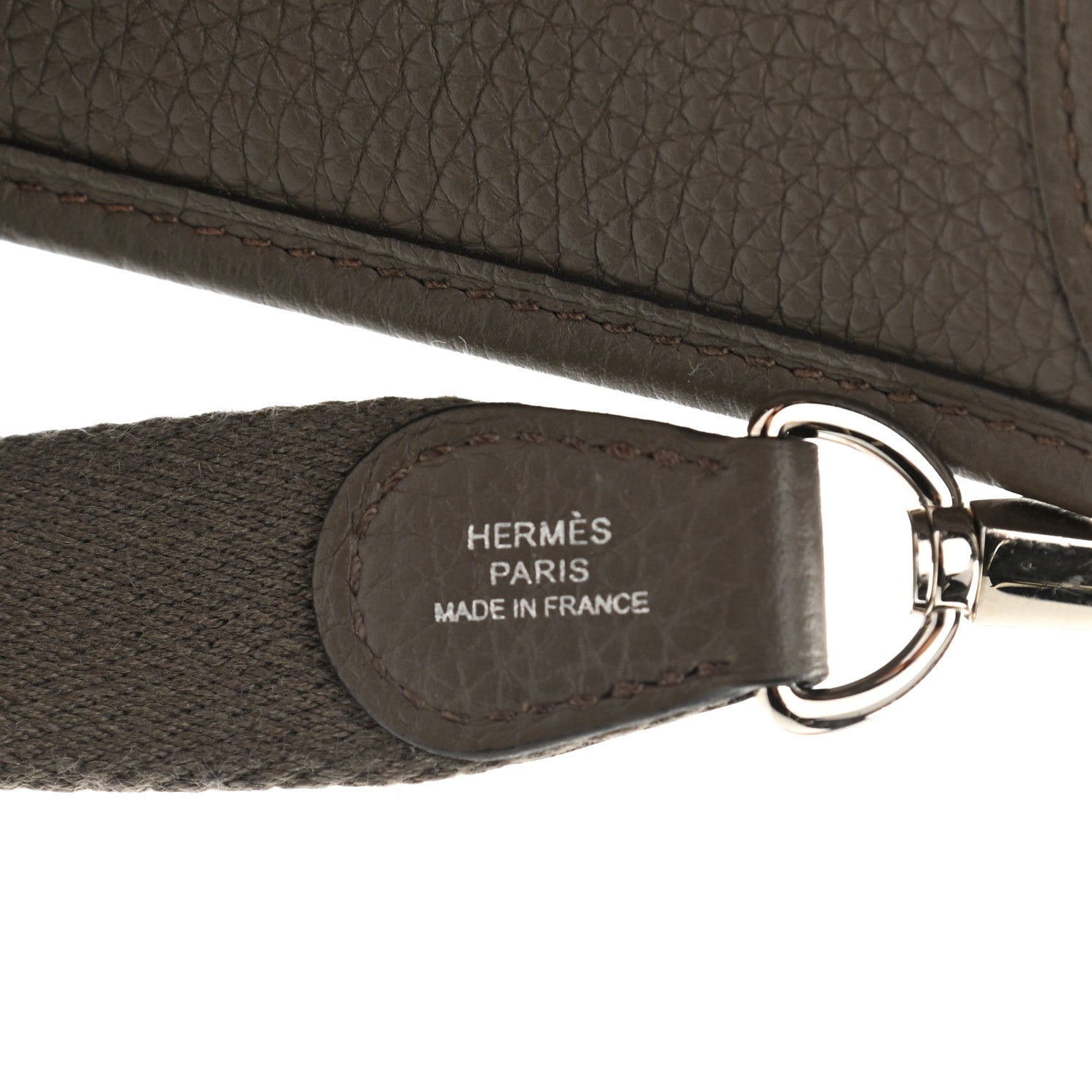 Hermes Taurillon Clemence Evelyne TPM Etain 7 of 12