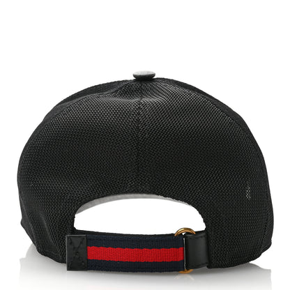 Gucci GG Supreme Monogram Kingsnake Print Baseball Hat M Black 6 of 13
