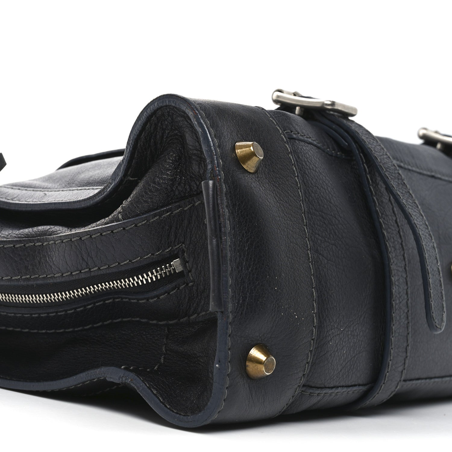 Chloe Calfskin Tracy Tote Full Blue 9 of 10