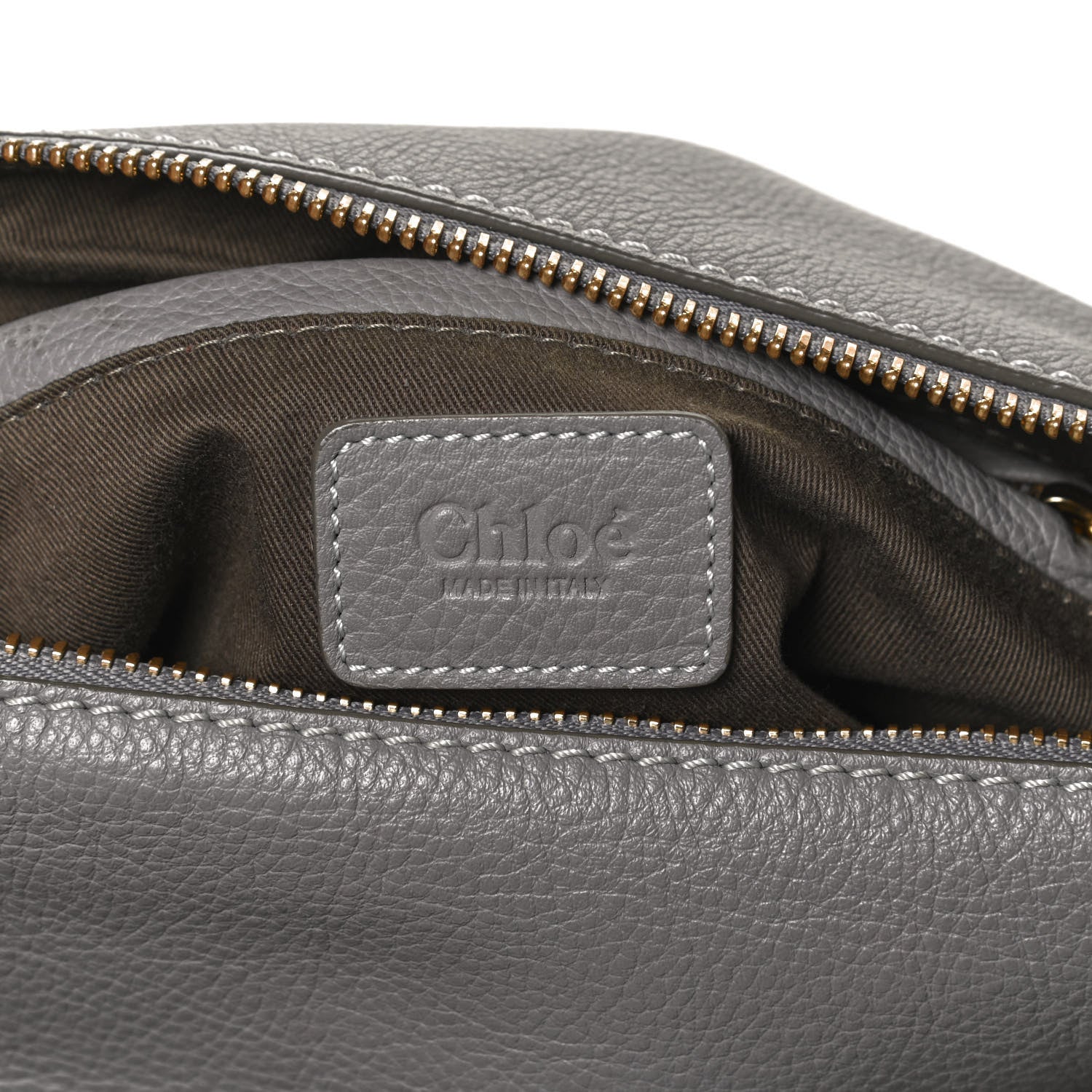 Chloe Calfskin Medium Marcie Satchel Cashmere Grey 6 of 12