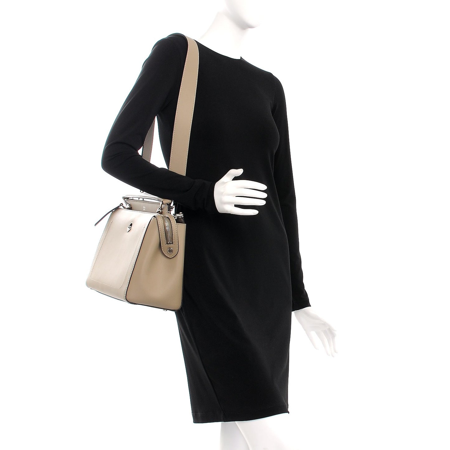 Vitello Baltico Dolce DotCom Satchel Tortora Papavero