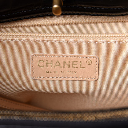 Chanel Iridescent Calfskin Large In the Mix Tote Black 4 of 11
