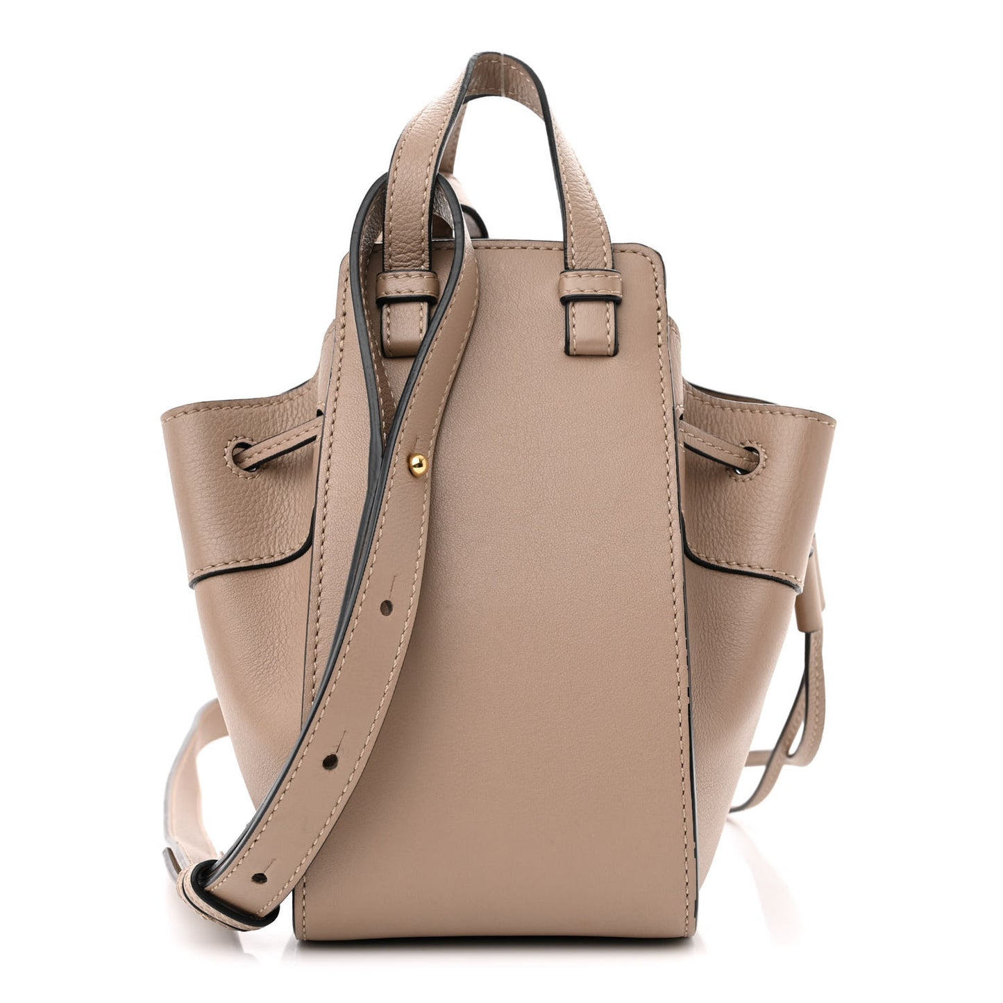 Calfskin Mini Hammock Shoulder Bag Light Oat
