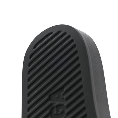 Balenciaga Rubber Womens Logo Pool Slide Sandals 37 Black 14 of 16
