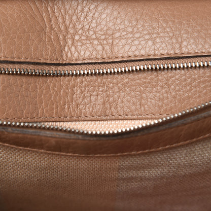 Gucci Cellarius Calfskin Medium Bamboo Daily Flap Shoulder Bag Camelia 7 of 18