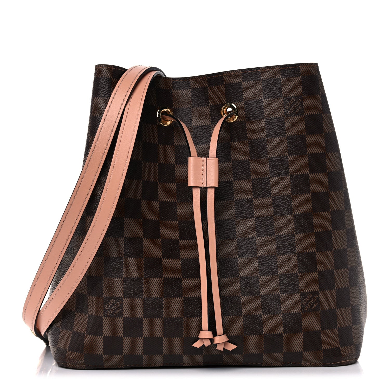 Louis Vuitton Damier Ebene Neonoe MM Venus Pink 1 of 17