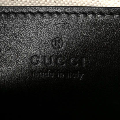 Gucci Calfskin GG Matelasse Small Slim Chain Shoulder Bag Black Natural 7 of 11