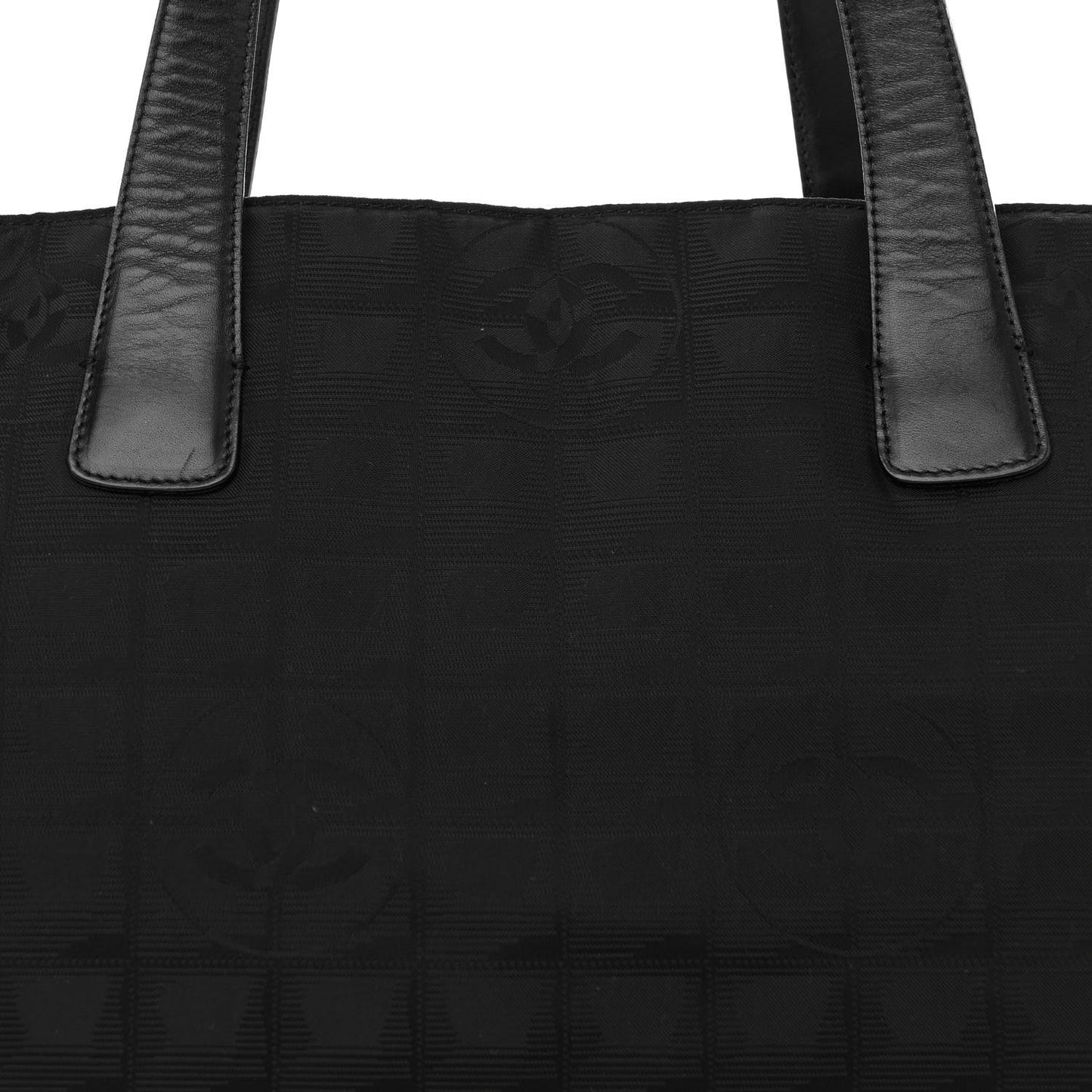 Nylon Medium Travel Tote Black