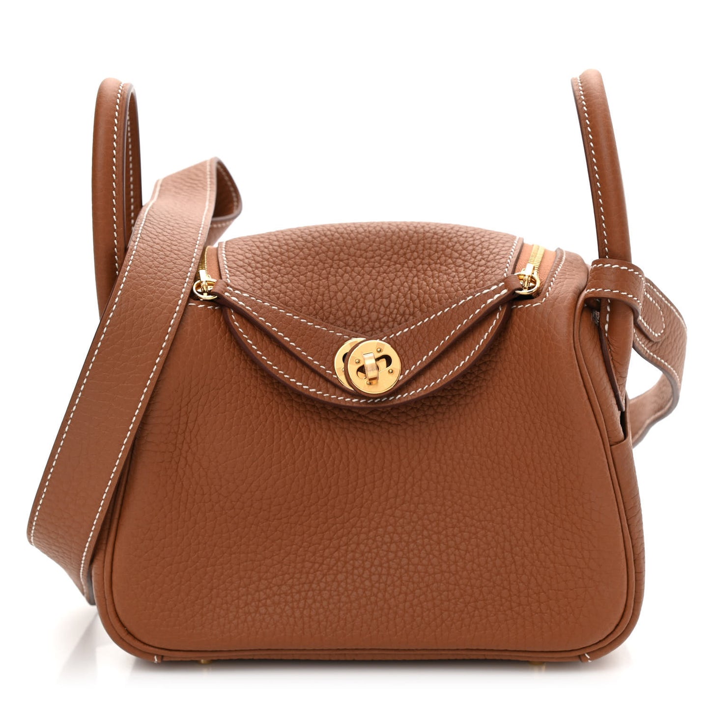 Taurillon Clemence Mini Lindy 20 Gold