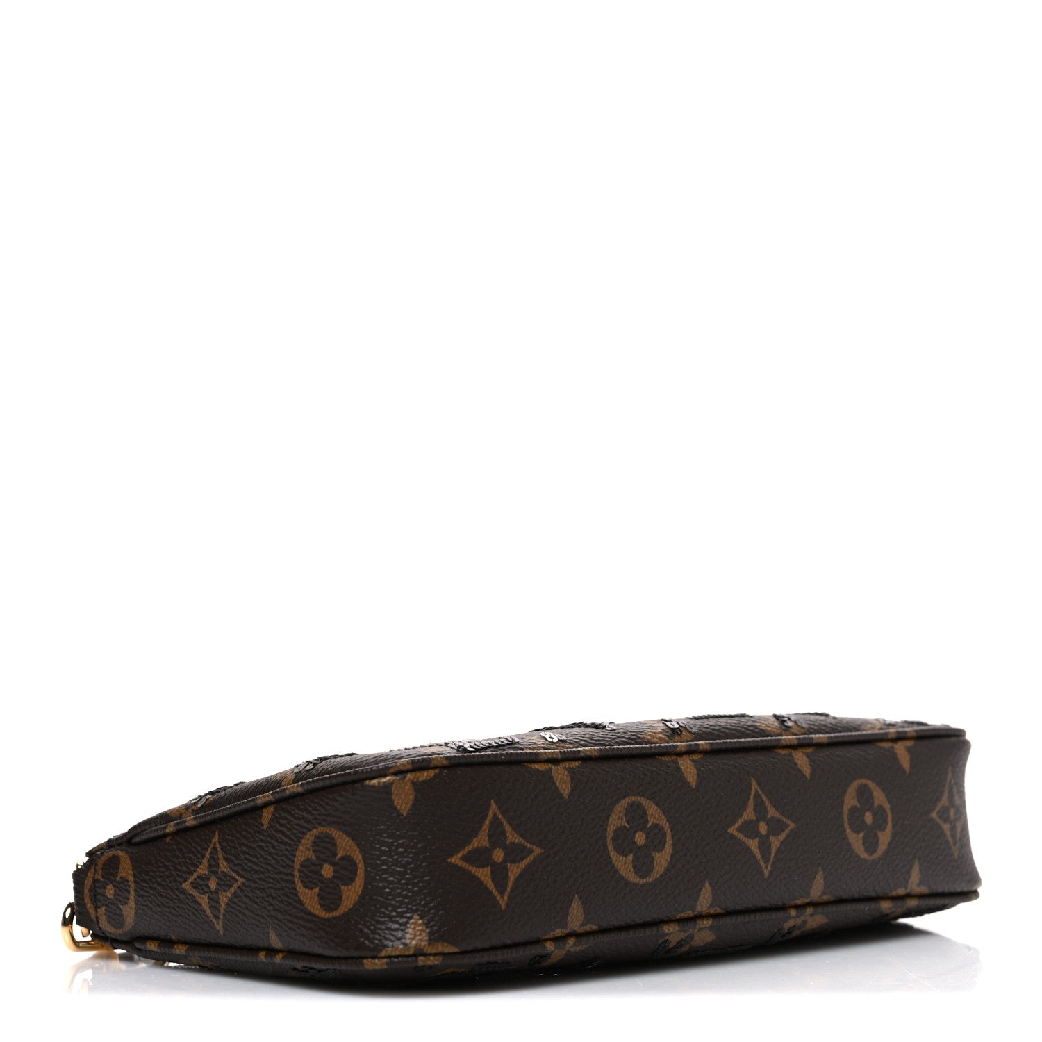 Louis Vuitton Monogram Sequins Pochette Accessories Black 4 of 9