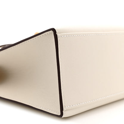 Hermes Swift Horseshoe Kelly Pochette Clutch Nata Gold 28 of 32