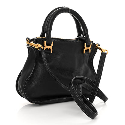 Chloe Calfskin Mini Marcie Satchel Black 3 of 9