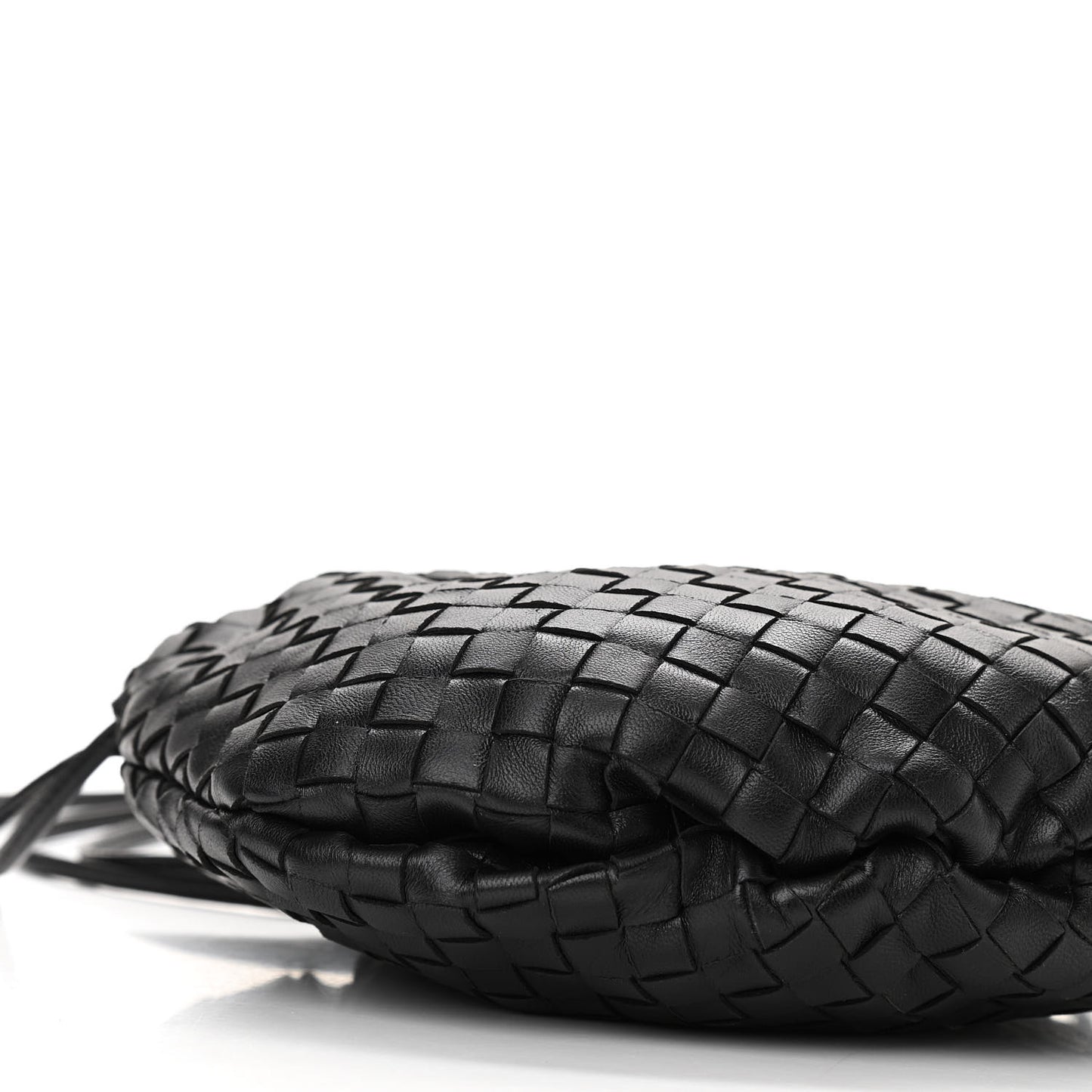 Nappa Intrecciato Mini Bulb Black