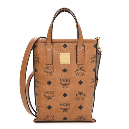 MCM Visetos Essential Crossbody Bag Cognac 1 of 8