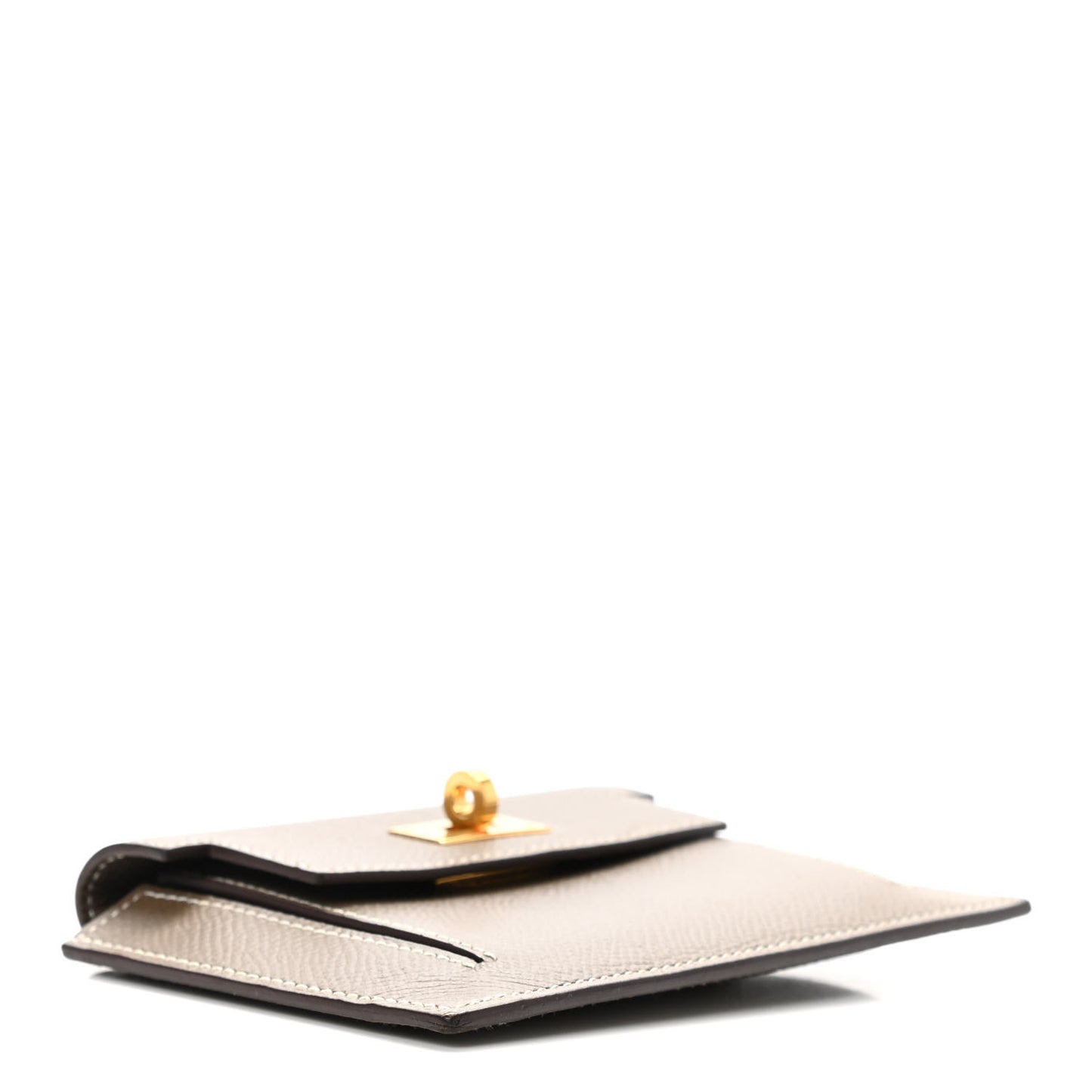 Epsom Kelly Pocket Compact Wallet Etoupe