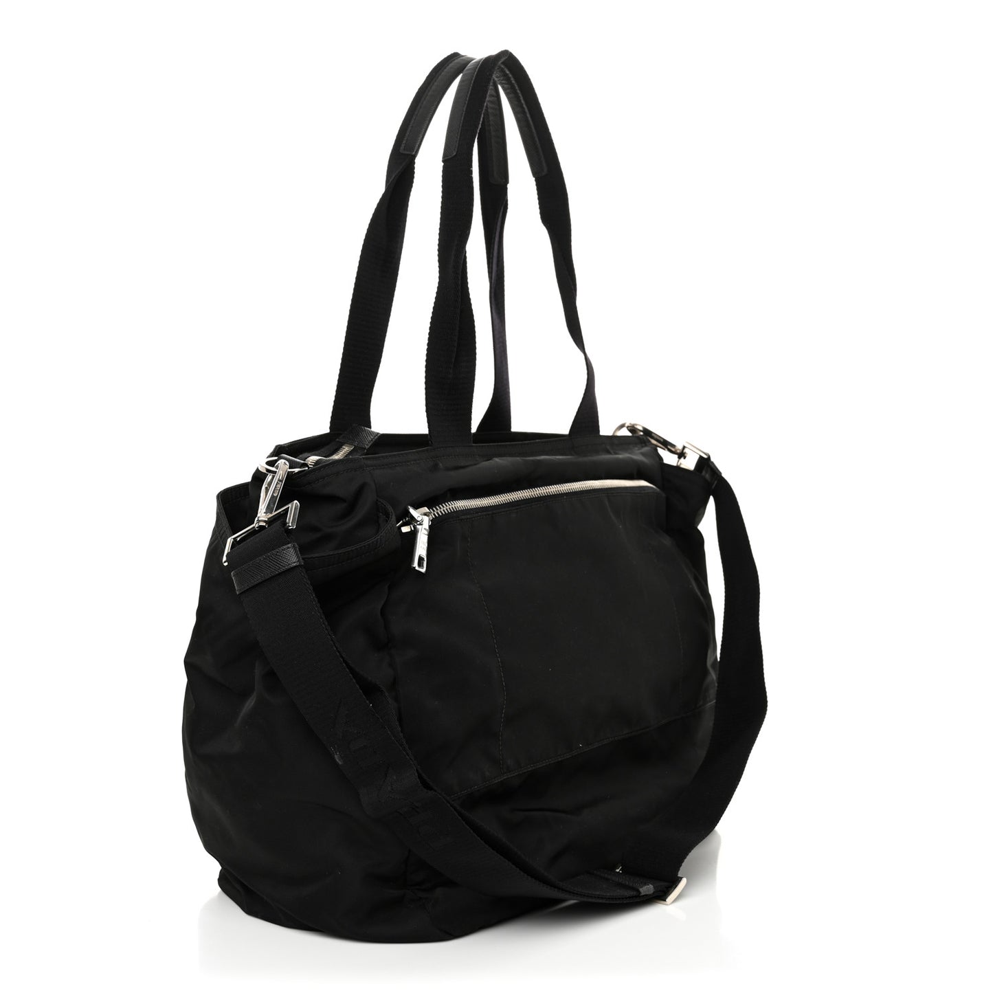 Tessuto Nylon Diaper Bag Black