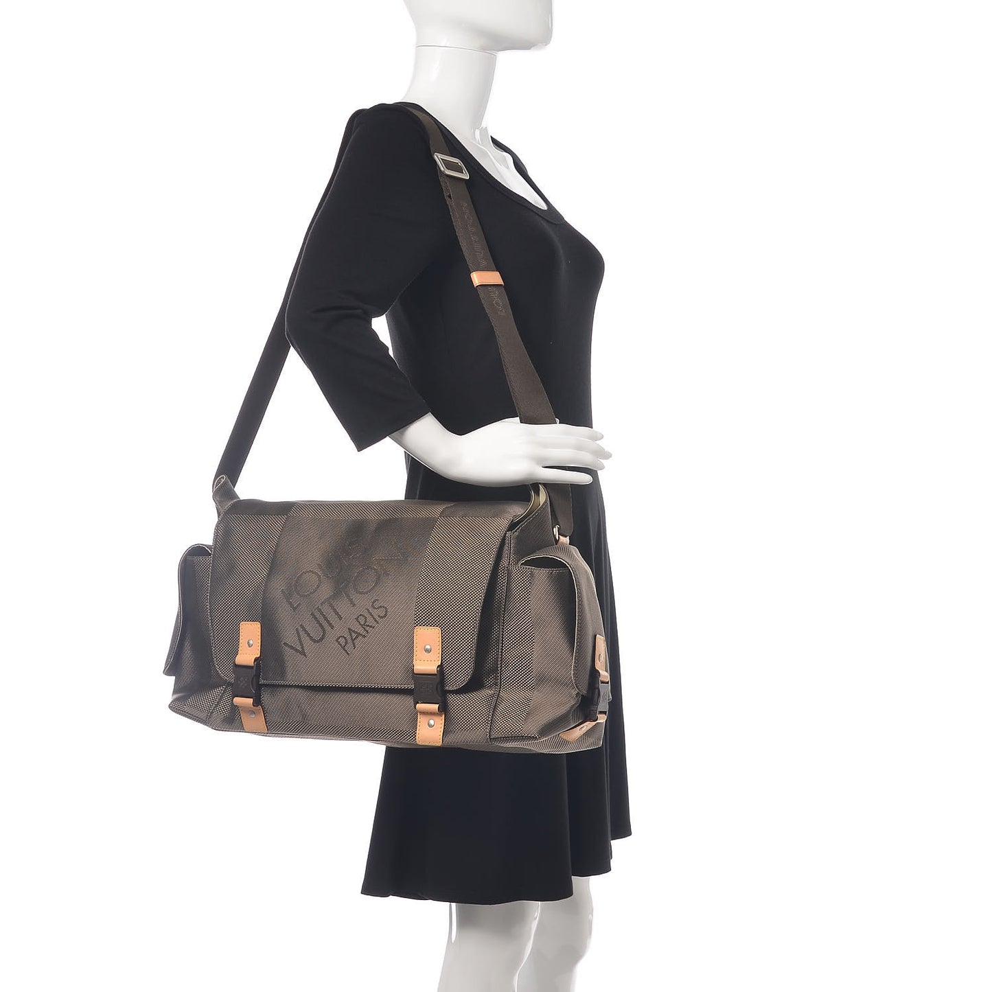 Damier Geant Belier Messenger Bag Terre