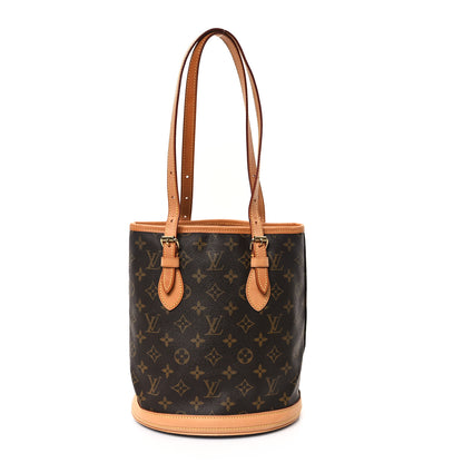 Louis Vuitton Monogram Petit Bucket 23 1 of 11