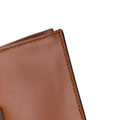 Fendi Vitello King Logo Embossed Medium Flat Pouch Cuoio 14 of 17