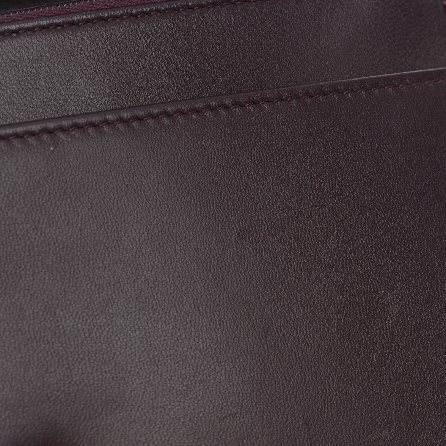 Chanel Velvet Metiers D'Art Wallet On Chain WOC Burgundy 12 of 12
