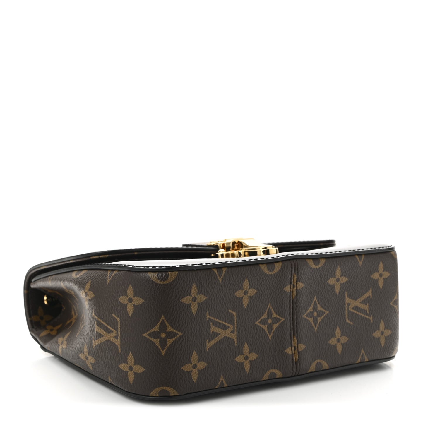 Patent Calfskin Monogram Cherrywood BB Black