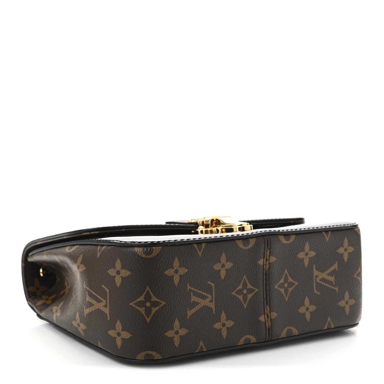 Louis Vuitton Patent Calfskin Monogram Cherrywood BB Black 4 of 11