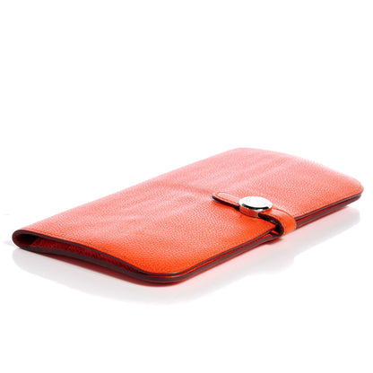 Hermes Veau Evercolor Dogon Recto Verso Wallet Orange 4 of 8