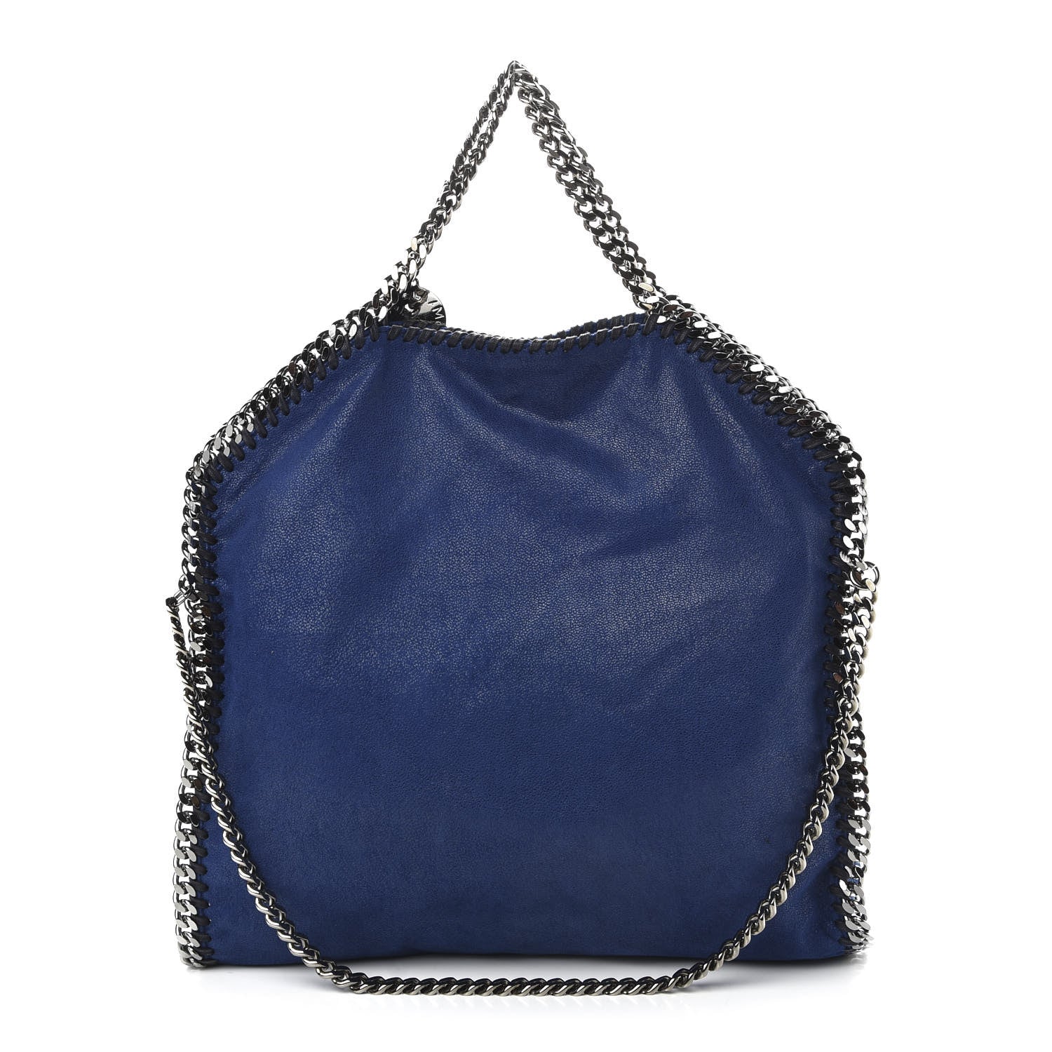 Stella McCartney Shaggy Deer Falabella Fold Over Tote Blue 1 of 9