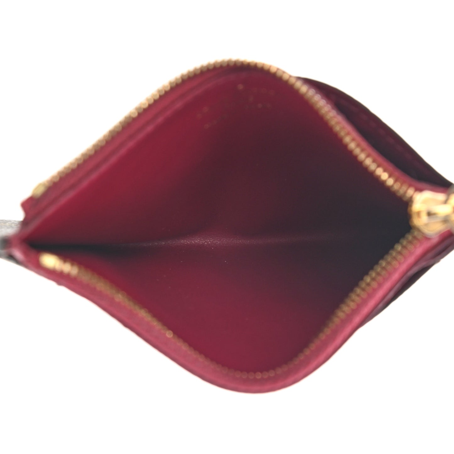 Monogram Zipped Card Holder