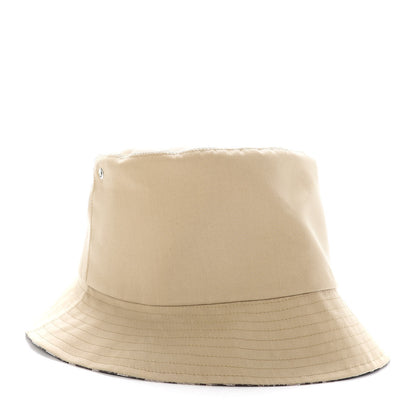 Christian Dior Polyester Cotton Oblique Teddy-D Brim Bucket Hat 57 Beige 6 of 7