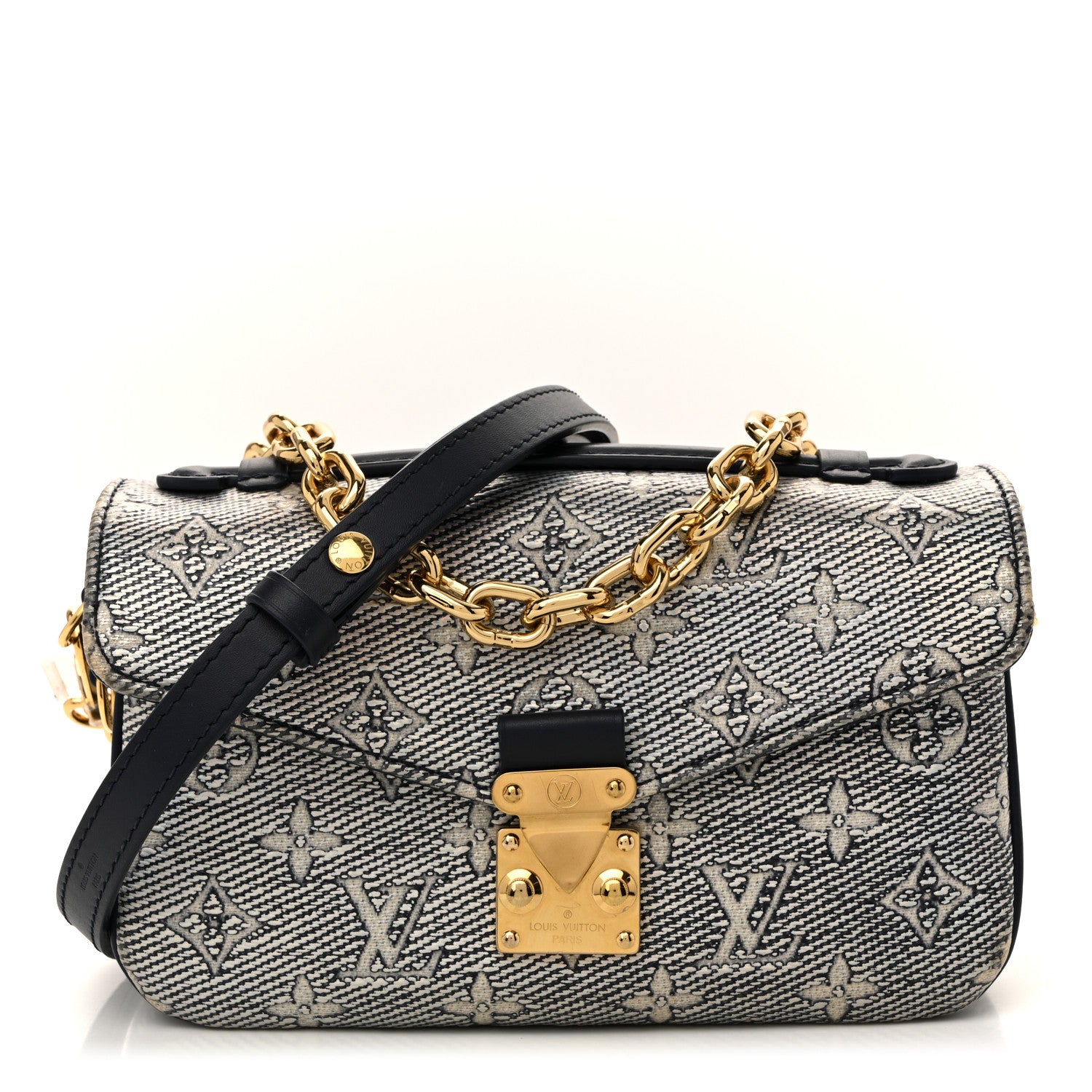 Louis Vuitton Monoglam Pochette Metis East West Blue 2 of 23
