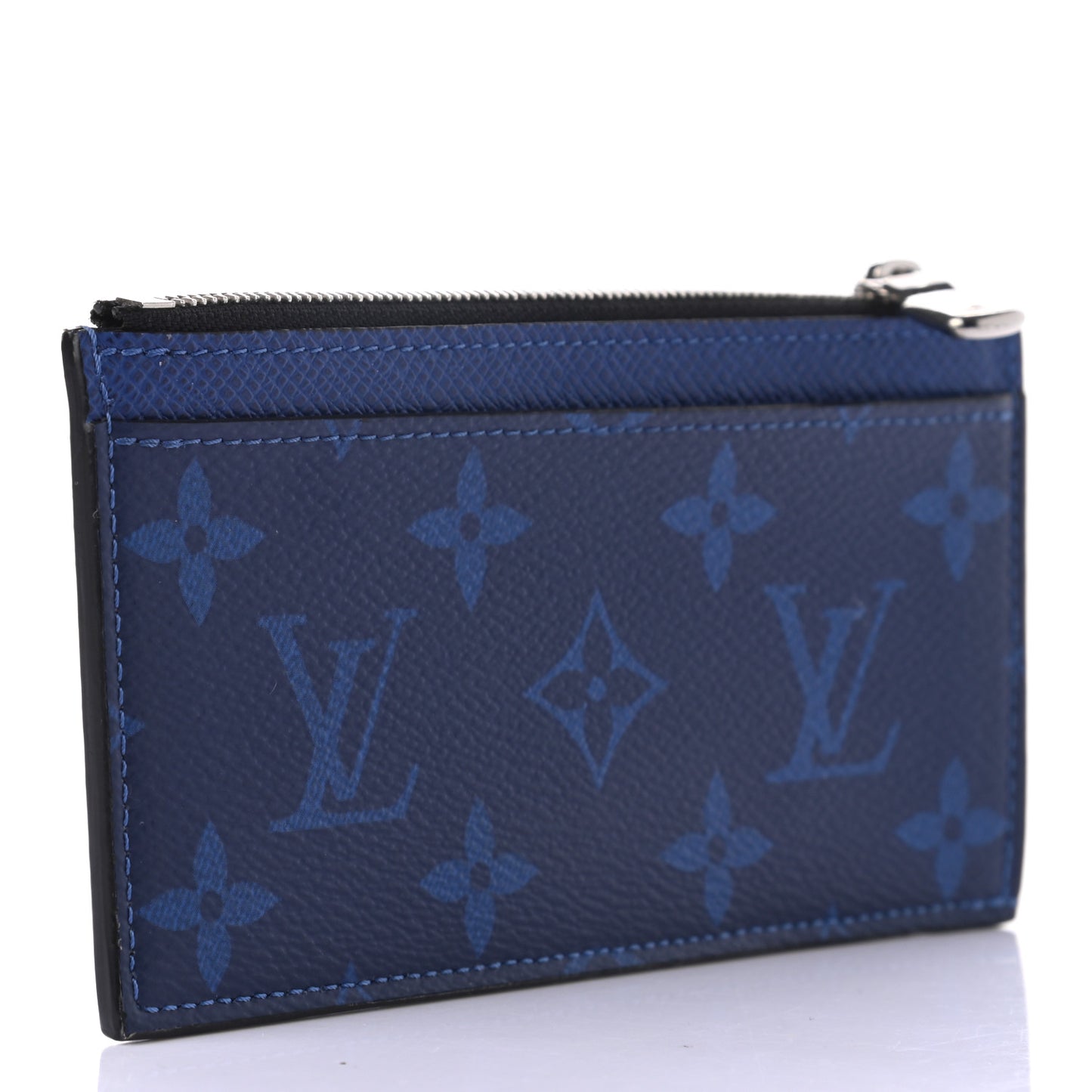 Monogram Taiga Coin Card Holder Cobalt