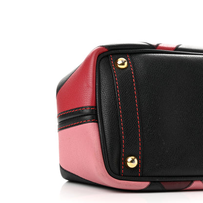 Burberry Grainy Calfskin Patchwork Medium Honeybrook Tote Pink Multicolor 8 of 11