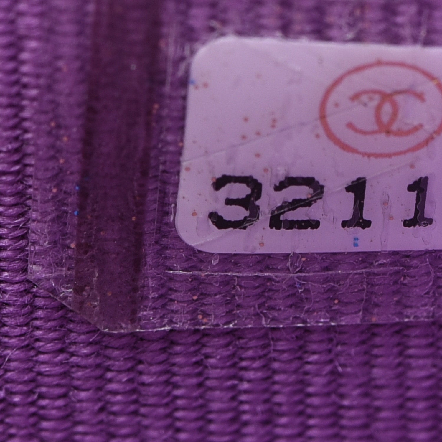 Chanel Caviar Quilted Flap Card Holder Wallet Purple 8 of 9