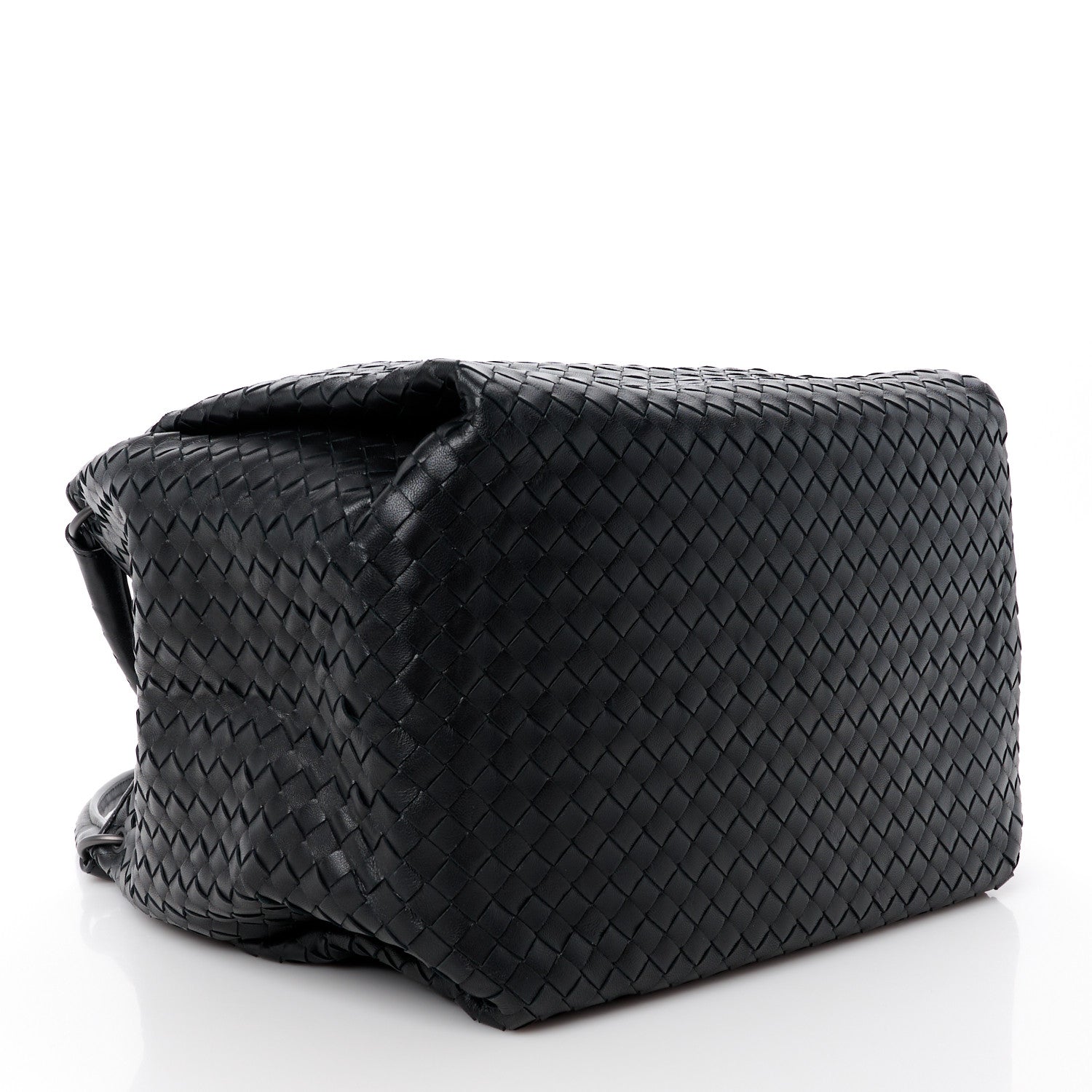 Bottega Veneta Nappa Intrecciato Parachute Bag Black 4 of 12