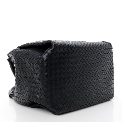 Bottega Veneta Nappa Intrecciato Parachute Bag Black 4 of 12