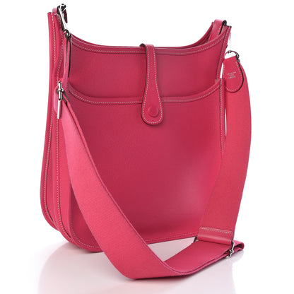 Hermes Epsom Evelyne III PM Rose Tyrien 3 of 11