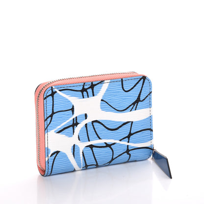 Louis Vuitton Epi Zippy Coin Purse Aqua 3 of 7