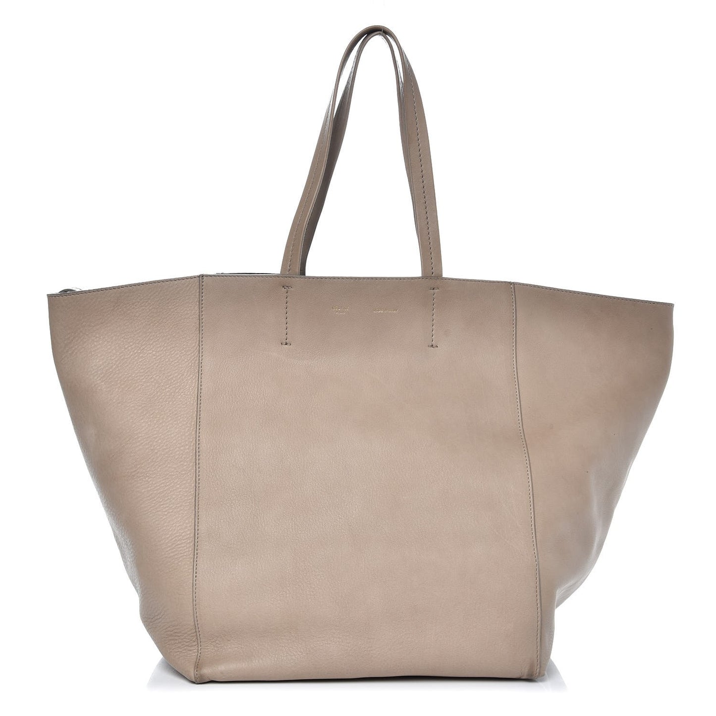 Lambskin Horizontal Cabas Beige