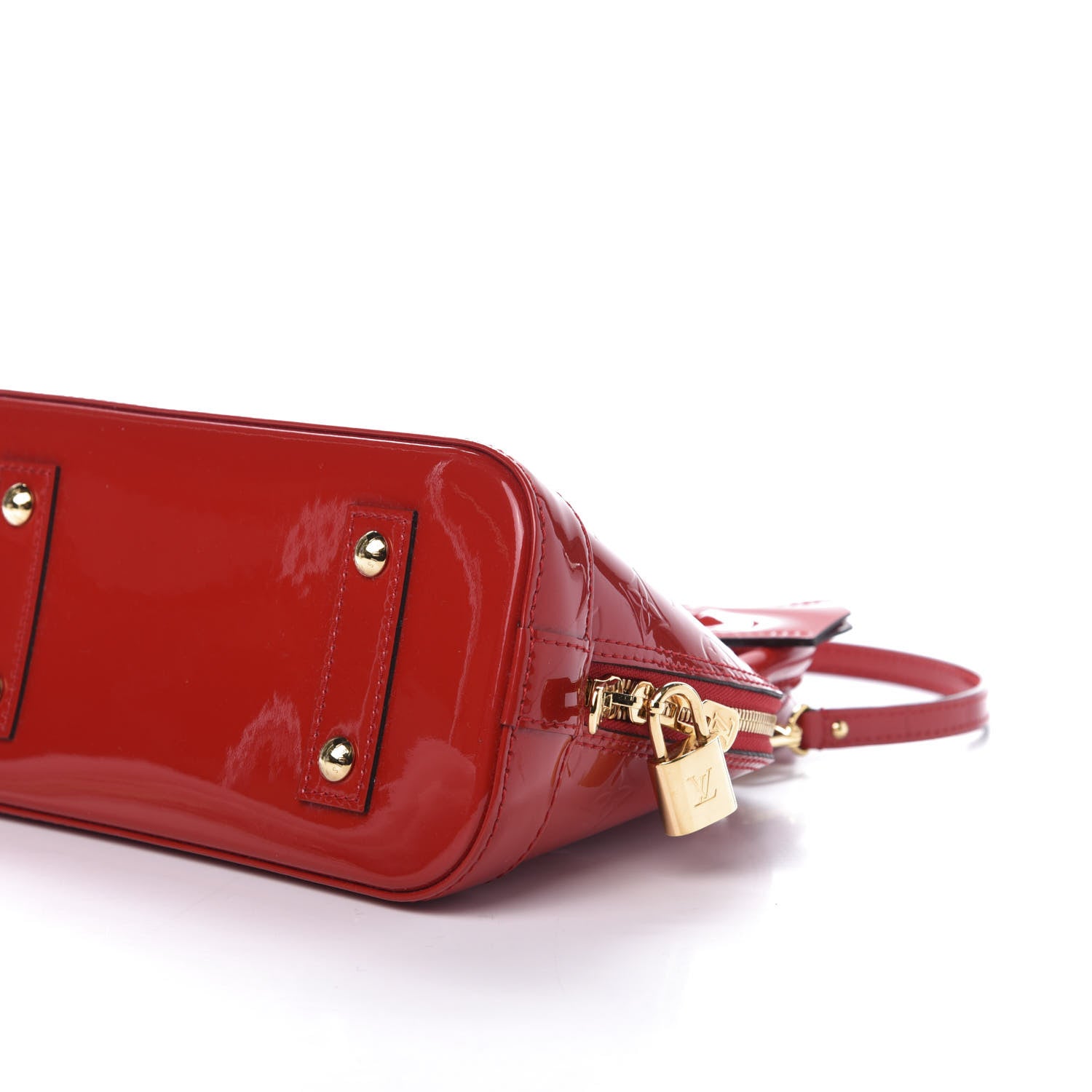 Louis Vuitton Vernis Alma BB Cherry 8 of 12