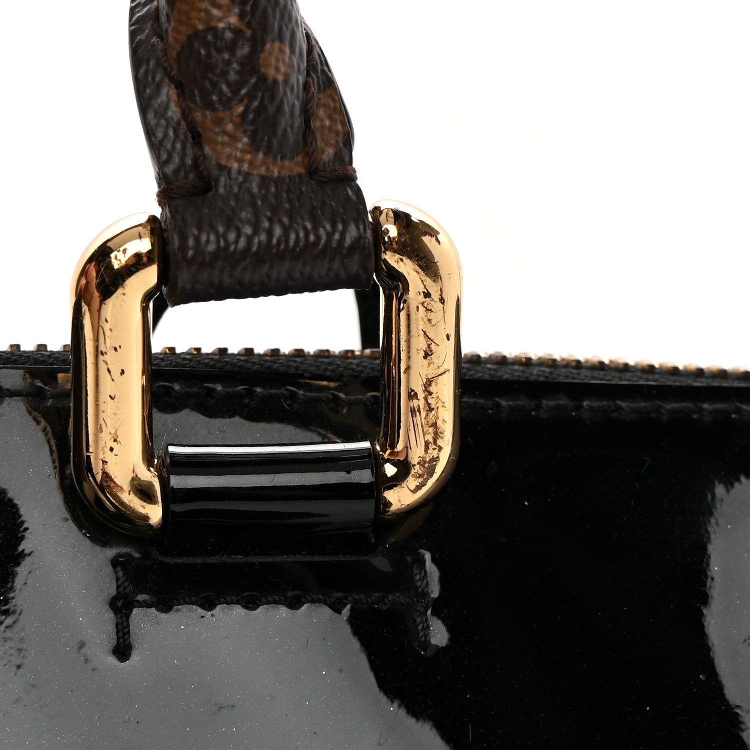 Louis Vuitton Patent Calfskin Miroir Tote Black 16 of 16