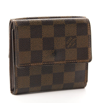 Louis Vuitton Damier Ebene Elise Wallet 3 of 6