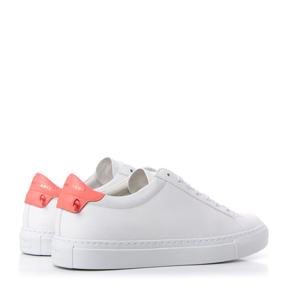 Givenchy Calfskin Womens Urban Street Sneakers 38 White Neon Pink 4 of 11
