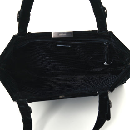 Prada Velvet Frame Bag Black 5 of 11