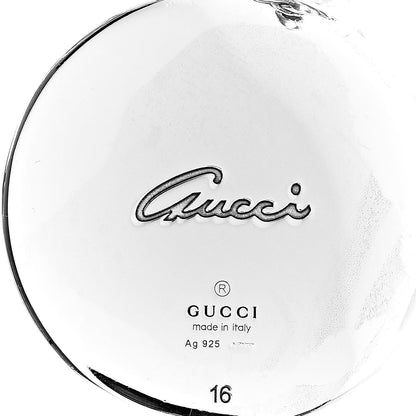 Gucci Sterling Silver Round Flora Chain Bracelet 5 of 5